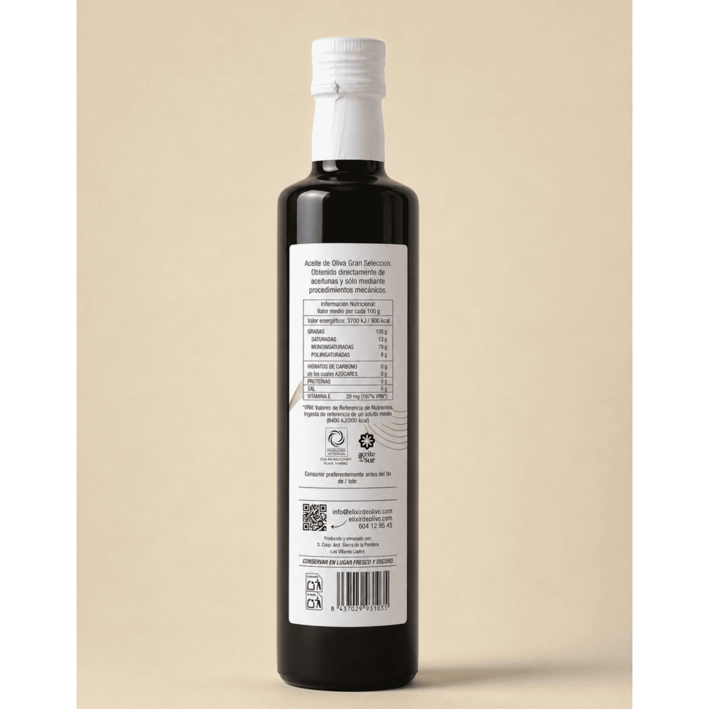 Elixir de Olivo Premium, Picual 500 毫升