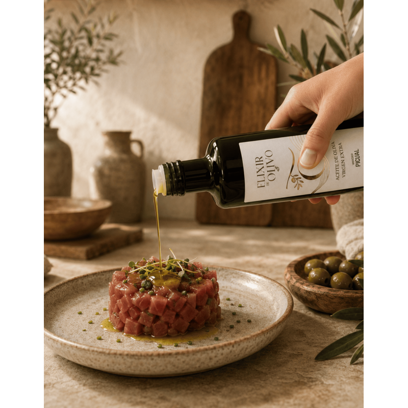 Elixir de Olivo Premium, Picual 500 ml.